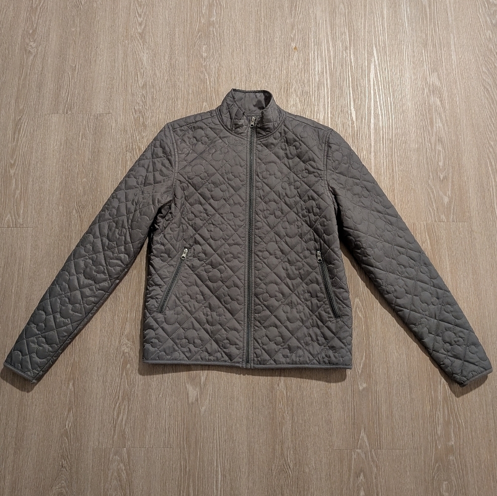 Disney Jacket Women's XS Mickey Mouse Quilted Full Zip